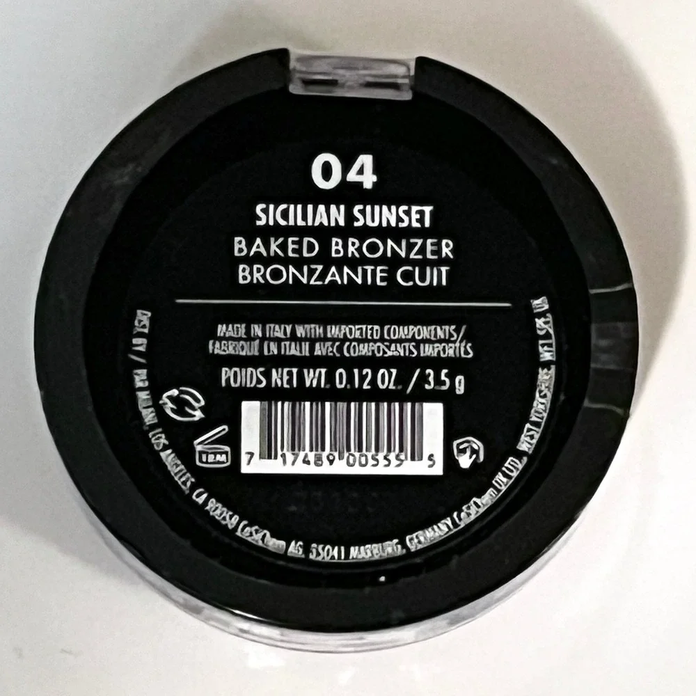 Milani Baked Bronzer Powder 0.12oz 04 Sicilian Sunset New Shimmer Summer Tan